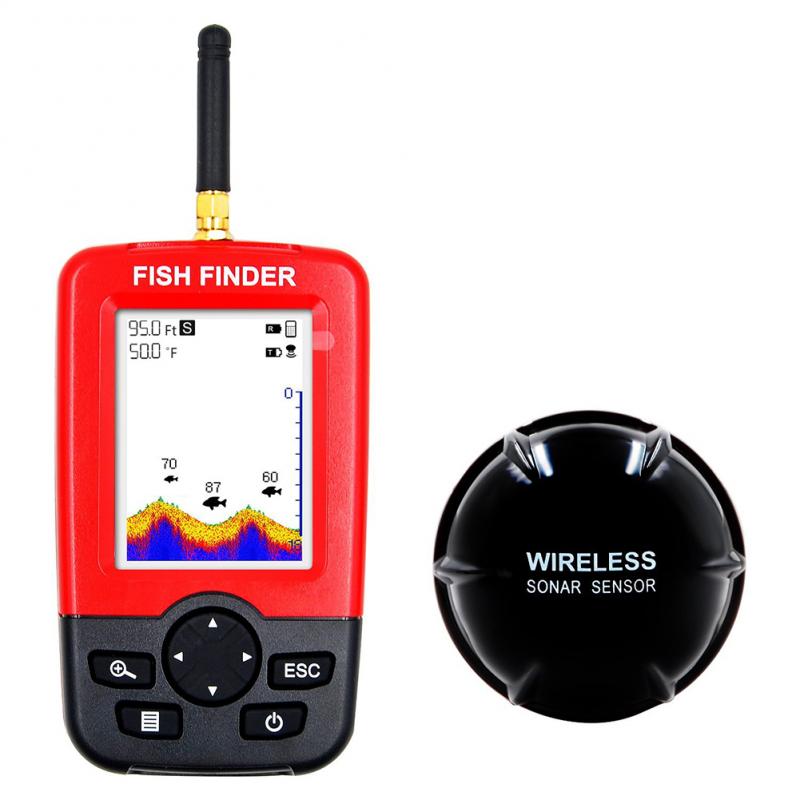 휴대용 수심 탐지기(100M 소나 센서 에코 사운더 무 - Fish Finder Portable 리뷰 및 가격