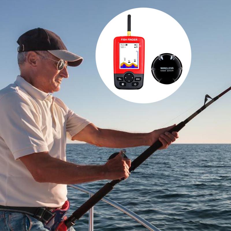 휴대용 수심 탐지기(100M 소나 센서 에코 사운더 무 - Fish Finder Portable 리뷰 및 가격
