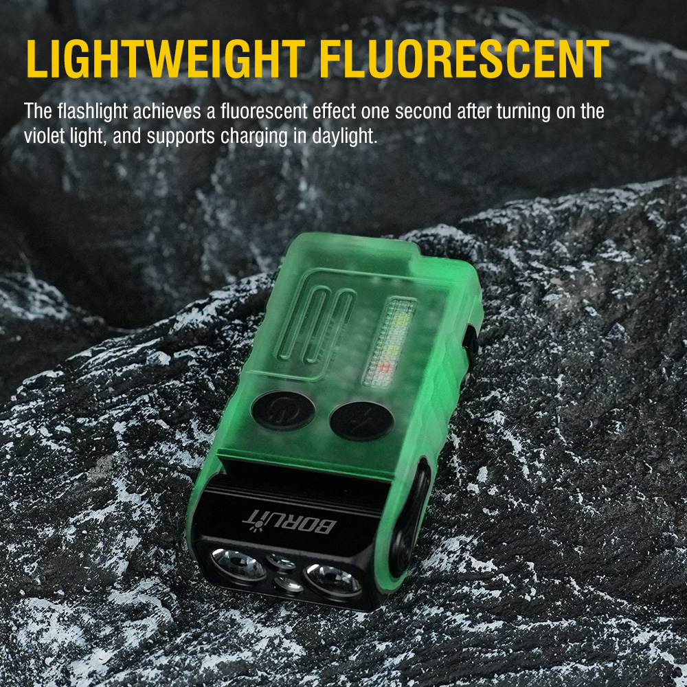 BORUiT V20 형광 버저 EDC LED 키체인 손 - Fishing Light 리뷰 및 가격